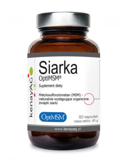 Siarka OptiMSM 90 kapsułek firmykenay - suplement diety