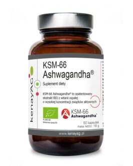 Ashwagandha KSM-66 BIO (60 kapsułek)