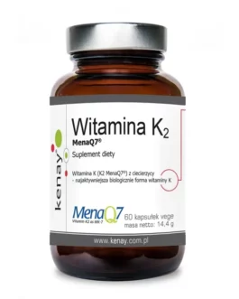 Witamina K2 Mena Q7 z ciecierzycy (60 kapsułek) – suplement diety