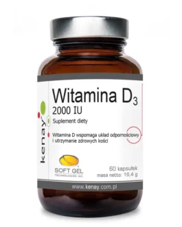 WITAMINA D3 2000 IU (60 kapsułek) – suplement diety