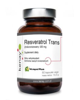 Resveratrol trans – zmikronizowany 100 mg (60 kapsułek) – suplement diety