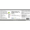 Witamina K2 Mena Q7 z ciecierzycy (60 kapsułek) - suplement diety - obrazek 2