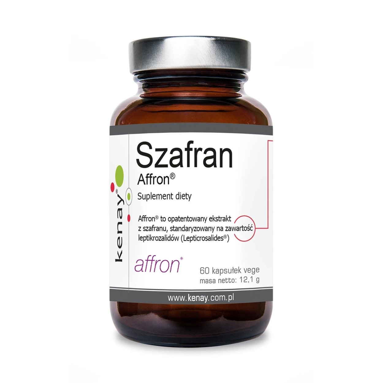 SZAFRAN Affron® (60 kapsułek vege) – suplement diety