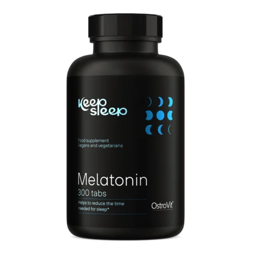 Opakowanie suplementu OstroVit Keep Sleep Melatonina 300 tabletek