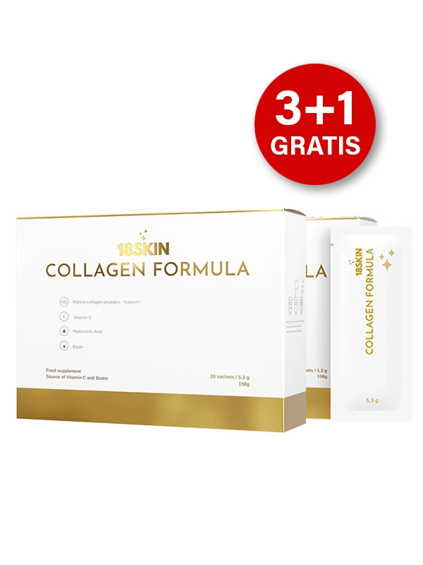 18SKIN Collagen Formula (30 saszetek x 5,3 g) 3+1 GRATIS
