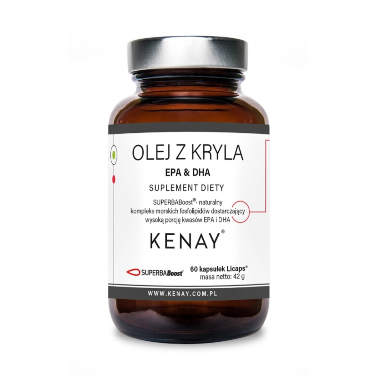OLEJ Z KRYLA EPA & DHA Superba Boost® (60 kapsułek Licaps®) – suplement diety