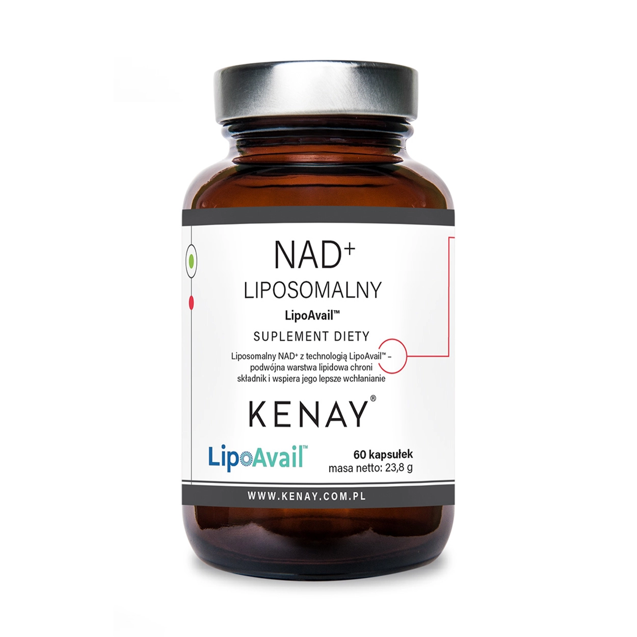 NAD+ Liposomalny Lipoavail 60 kaps – Kenay